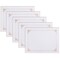 Better Office Products White Certificate Holders, Diploma Holders, Document Covers with Gold Foil Border, 25PK 65259 - alternate 1